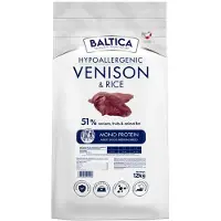 BALTICA Nutraceutisk Hypoallergen Hundmat För Medelstora Raser Med Hjortkött Och Ris 12 Kg