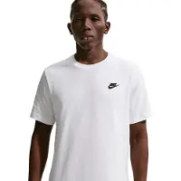 Nike T-shirt Nsw Club - Vit/svart, storlek X-Large