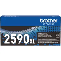 Brother TN-2590XL svart toner hög kapacitet (original)