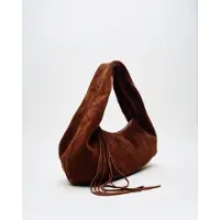 Núnoo Liten Alma Suede Chocolate x Lia Väske