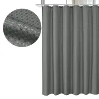 INF Vattentätt Duschdraperi för Badrum Gray S