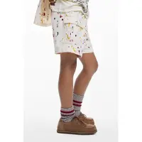 Desigual Byxa 'Splash' blå / gul / röd / vit