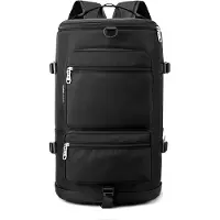 INF Vattentät Ryggsäck med Skofack Black