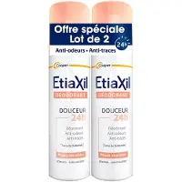 Etiaxil Déodorant - Etiaxil - Douceur 48h - Lot de 2 x 150ml - Peau sensible - Sans sels d'aluminium