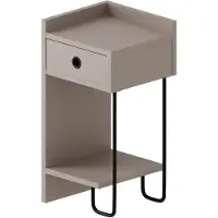 Kalune Design Kalune_Desig sängbord Tbl Siriusleft L. Brwn 30x32x61