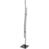 Näve LED golvlampa Onda, Svart, Vardagsrum / matsal, Metall, Modern, LED-golvlampa