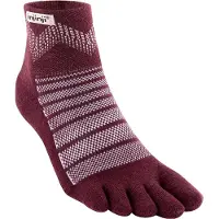 Injinji Outdoor Midweight Mini-Crew Wool Garnet