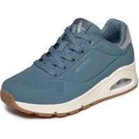 SKECHERS Låg sneaker 'Uno Golden Air' duvblå