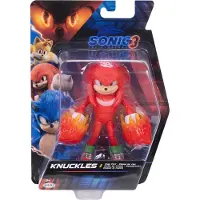 Sonic The Hedgehog Sonic 3 The Hedgehog The Movie - 5" Knuckles Actionfigur - Ledad figur - Jakks Pacific