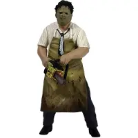 Mezco Toys Motorsågsmassakern Leatherface 1974 5 Points-figur 10 Cm