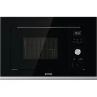Gorenje BMX201AG1BG, Inbyggd, Grillmikrovågsugn, 20 l, 800 W, Inbyggd display, LED