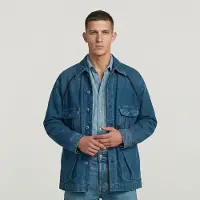 G-Star Oversized Chore Jacket - Medium blue - Men