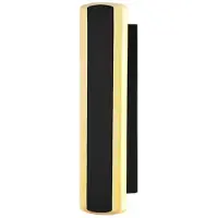 Candellux STICK utomhus vägglampa L-30 svart 12W opal kupa IP65 (21-35868)