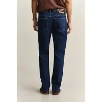 Gant för män. 1000021 Jaans Regular Fit blåtvättad (38/34), Casual, Bomull, Denim, Klassisk