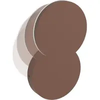Eglo Vägglampa utomhus Pedersano, Brun / rost, Aluminium / grå / zink, Modern, Utomhusvägglampa