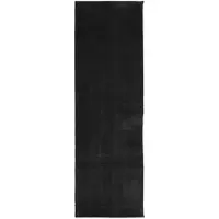 vidaXL Mjuk matta HUARTE med kort lugg tvättbar svart 80x250 cm