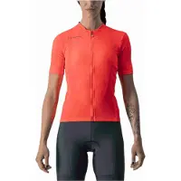Castelli Anima 3 Orange Women's Jersey, Size S