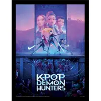 Ginza.se K-Pop Demon Hunters: (Key Art) Framed Collector Print