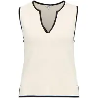 Object Viva V-neck Knit ärmlös T-shirt