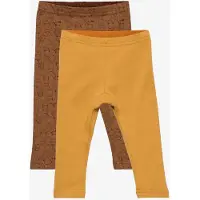 Pippi Baby Leggings - 2-pack - Glitter - - 3 år (98) - Leggings