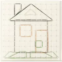 Miniland Set Med 6 Transparenta Geomags 23 Cm