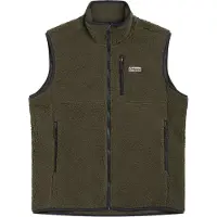 Bergans Men's Lunnan Pile Fleece Vest Pine Forest