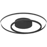 Eglo connect Smart taklampa Calagrano-Z, dimbar, Svart, Vardagsrum / matsal, Aluminium / grå / zink, Modern, Smarta hem taklampa