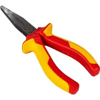 BRÜDER MANNESMANN M10609 VDE Flat tång Krom-vanadin-stål 160 mm