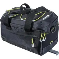 Basil pakethållartväska MILES TRUNKBAG MIK 7 L MIK System (ready to go), 100% vattentät black lime (NY 2025)