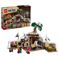 LEGO 75641 ONE PIECE DOC Baders gömställe; byggleksaker för Netflix-realfilmning; present till barn från 9 år; snickeri; diorama av moduler med minifiguren