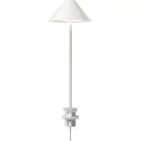 Louis Poulsen Skrivbordslampa Keglen, dimbar, Vitt / opal, Vardagsrum / matsal, Aluminium / grå / zink, Design, Bordslampa