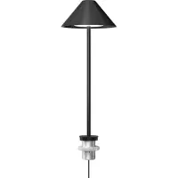 Louis Poulsen Keglen bordslampa Pin 3000 K svart Keglen, dimbar, Svart, Vardagsrum / matsal, Aluminium / grå / zink, Design