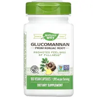 Nature'S Way , Glukomannan från Konjak Rot, 100 veganska kapslar (665 mg per Kapsel)