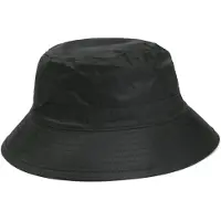Barbour Bucket Hat Vaxad Dark Green Mörkgrön Grön Storlek