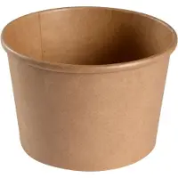 Abena Kopp, Gastro, 7,7cm, Ø11,5cm, 500ml, brun, kraft/PE - (10 st.)
