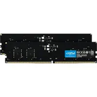 Crucial - DDR5 - sats - 16 GB: 2 x 8 GB - DIMM 288-pin - 5600 MHz / PC5-44800 - CL46 - 1.1 V - ej buffrad - on-die ECC - svart