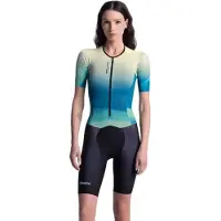 Santini Viper Block Kortärmad Triathlondräkt