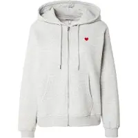 Pieces Chilli Sweatshirt Med Dragkedja