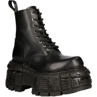 New rock Unisex Military Techno Platform-stövlar - M-MILI084N-S5