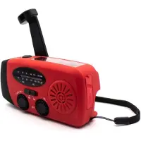 24hShop United ESR2534 nödradio med vev, powerbank och solcell / krisradio / beredskapsradio