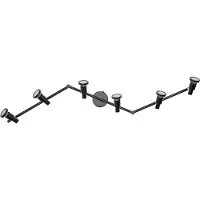 Osram takspotlight, svart 6 lampor Metall GU10-LED 927 dimbar, dimbar, Svart, Metall