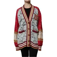 Dolce&Gabbana Spetskofta Stickad Patchwork