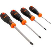 Bahco Phillipsfit With Rubber Handle Skruvmejselset 4 Enheter