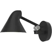 Louis Poulsen Vägglampa , Svart, Vardagsrum, Aluminium