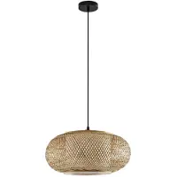 LINDBY Taklampa , Romaine, dimbara, Trä, Vardagsrum, Bambu, Skandinavisk