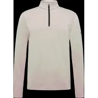 BOSS för män. 50564514 Sweatshirt med halv dragkedja Active ljusbeige (S), Casual, Deportivo, Polyester