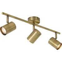 QAZQA Modern spotlight brons lutat 3-ljus - Jeana