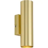QAZQA Modern vägglampa mässing 2-ljus - Jeana