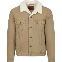 Levi's evi's Sherpa Jacket Came Beige Brun Storek