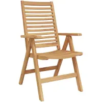 vidaXL Stol 8 pcs Brun 64,5 x 52 x 108 cm Massivt teakträ